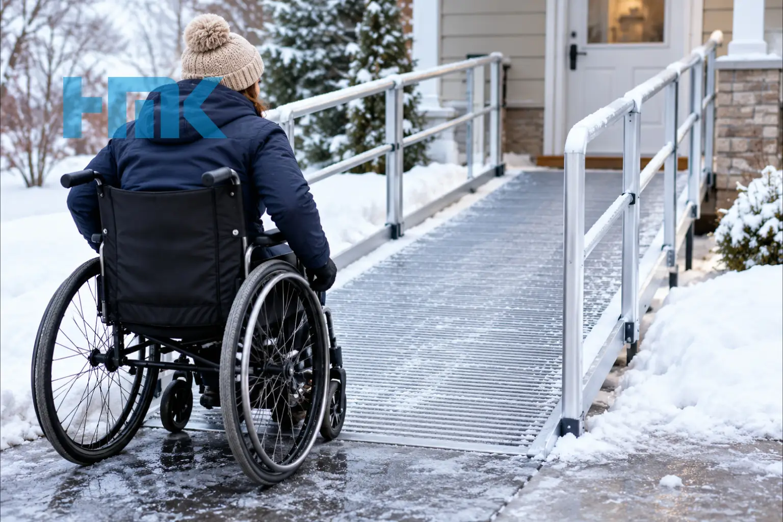 How to Make a Wheelchair Ramp Safer in Rain, Ice, and Snow