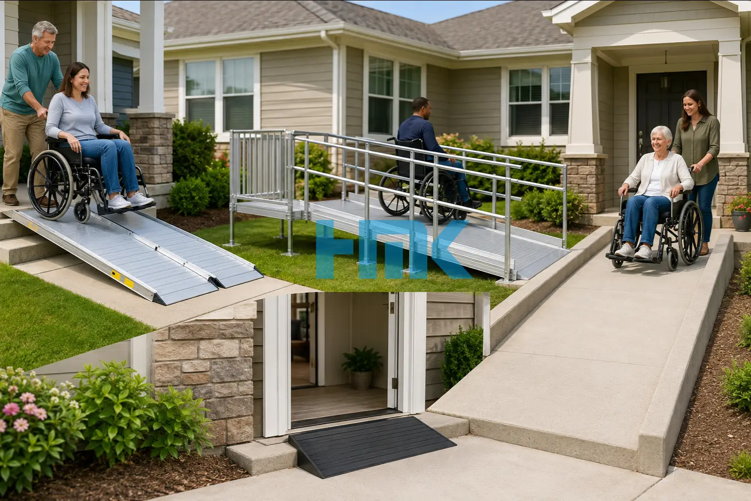 Types of Wheelchair Ramps: Portable, Modular, Threshold, and Permanent