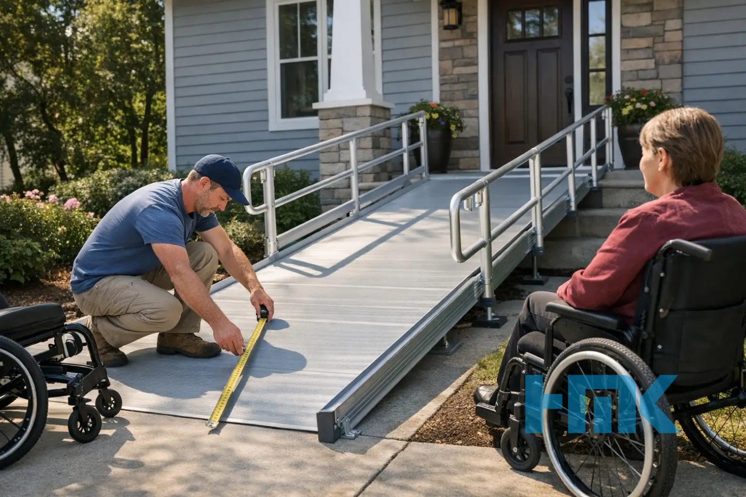 How to Measure Your Home for a Wheelchair Ramp