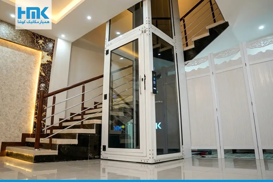 مزایای آسانسور بدون چاله